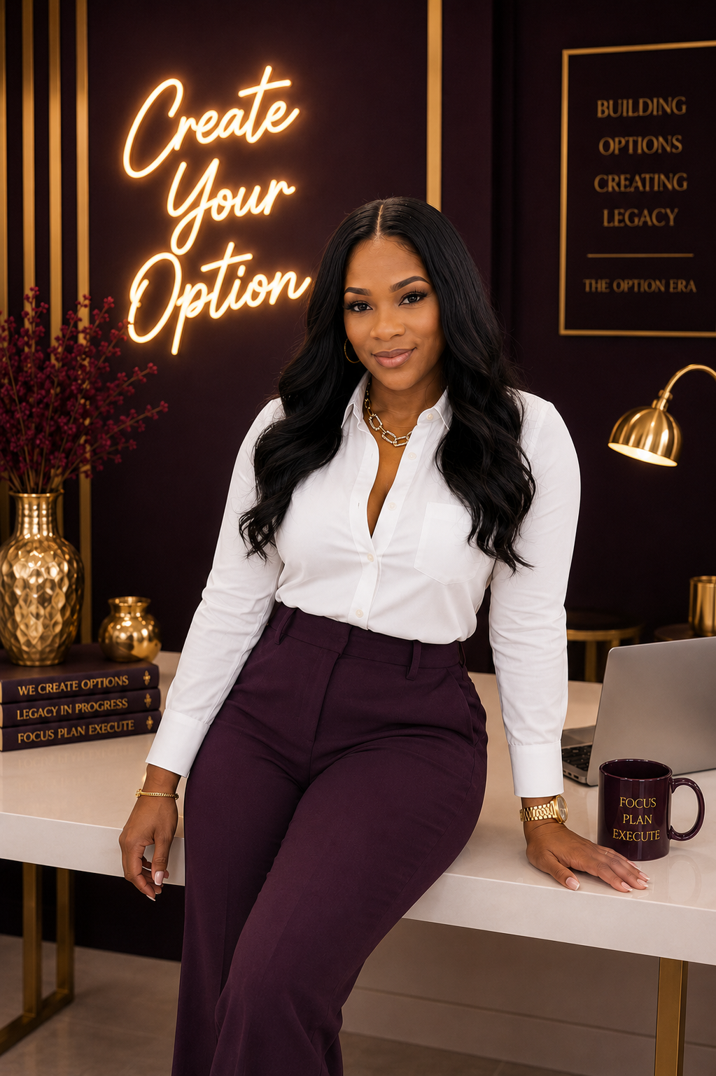 Chandra Florence in The Option Era Create Your Option studio